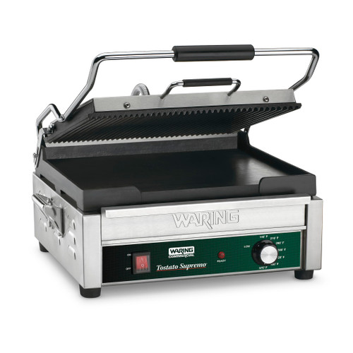 Waring Panini Press with 14.5" x 11" Cooking Surface & Ribbed