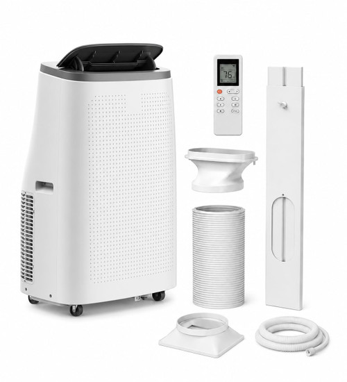 14,000 BTU Portable Air Conditioner, 4-in-1 Portable AC Unit Auto-Evaporation,Cool, Dehumidifier & Fan Modes