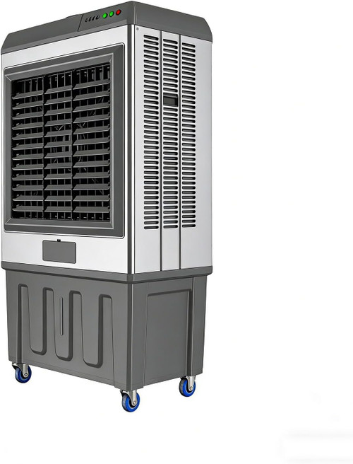 10000 CFM Industrial Swamp Cooler, Commercial Portable Evaporative Air Cooler with 100L Water Tank, 3-Speed Heavy Duty Fan,