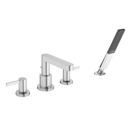 Filler Bathtub Faucet and Shower Set in Chrome, 76443001