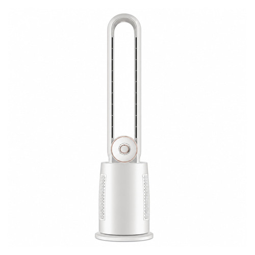 POGHDBXA Fan for Bedroom, Bladeless tower fan with air purifier,Standing Fans(Remote control)