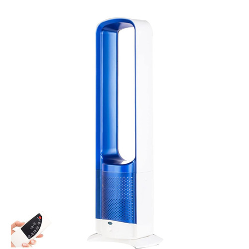Bladeless Fan, Quiet Cooling Tower Fan with Remote, 3-Speed Settings, Ideal for Bedroom and Home Office