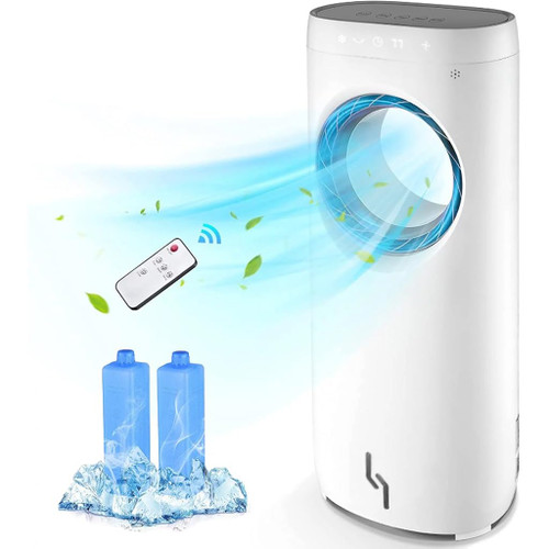YRJFUT Evaporative Portable Air Cooler Fan W/Remote Control