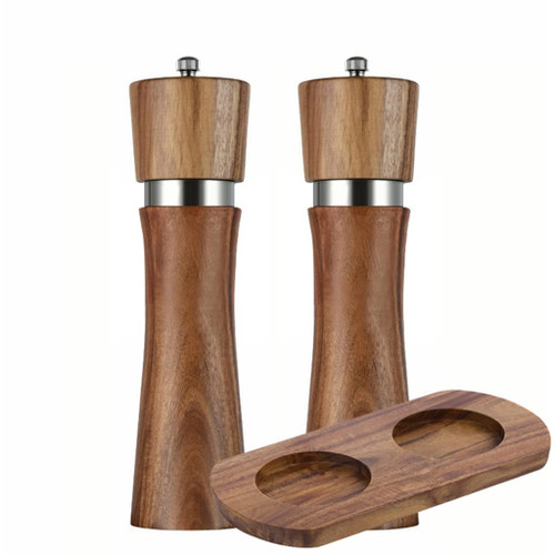 Ceramic Core Pepper and Salt Grinder Set Manual Spice Mill