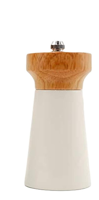 Salt and Pepper Grinders White Salt Shaker Wooden