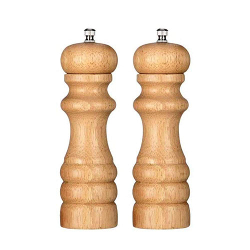 Salt and Pepper Grinder Set, Adjustable Coarseness, Manual Pepper Mill