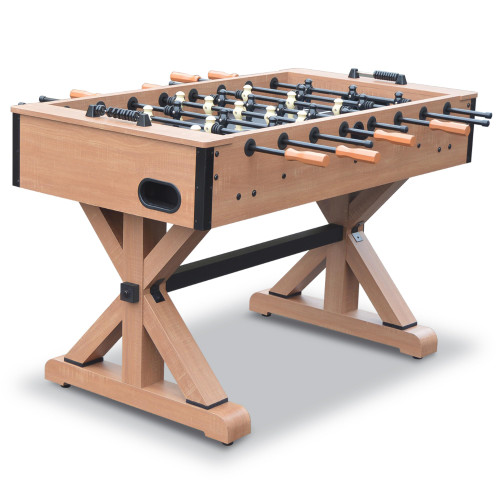Hathaway Daulton 55-In Foosball Table for Game Room - With Urban Oak Melamine Finish