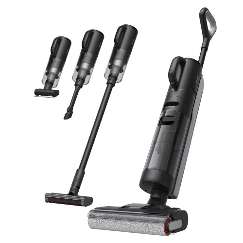 DREAME H12 Dual Vacuum Mop, 4-in-1 Cordless Vacuum Mop Combo, Wet Dry Vacuum Cleaner for Hard Floor