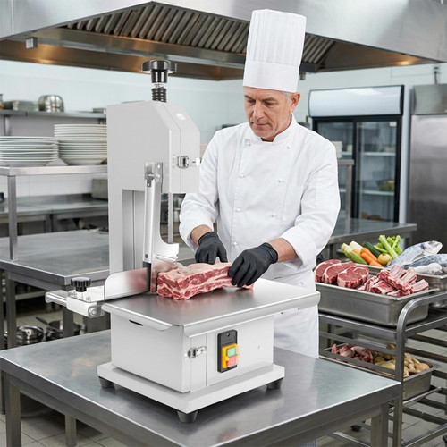 Electric Meat Bandsaw, Stainless Steel Bone Saw Machine