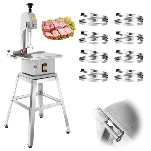 electric meat cutting bandsaw, 19" x 12" aluminum alloy
