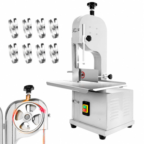 0.01–7.9"Adjustable Cutting Thickness, 20 x 16" Worktable for Beef, Chicken, Fish and Pork
