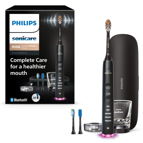 DiamondClean 9500 Electric Toothbrush 3 Brush Heads,