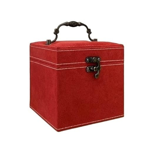 Slish Multi-Functional Jewelry Storage Box - 3-Layer Organizer for Necklaces, Earrings & Rings