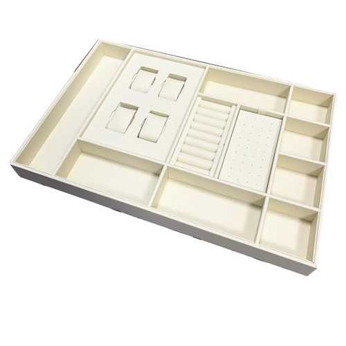 Multi-Layer Jewelry Organizer Display Case - Perfect for Rings, Earrings, Necklaces, Bracelets & Watches