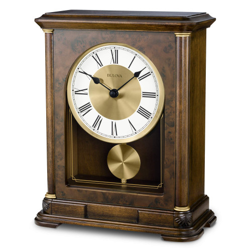 Howard Miller Albright Mantel Clock – Dual-Chime Quartz Movement