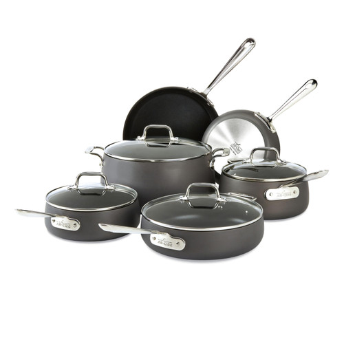 Hard Anodized Nonstick Cookware Set 10 Piece