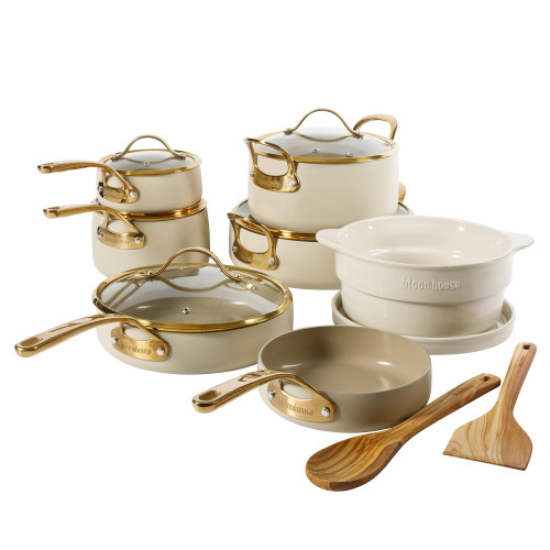15-Piece Ceramic Nonstick Cookware Set, Two Time Oprah's Favorite Things