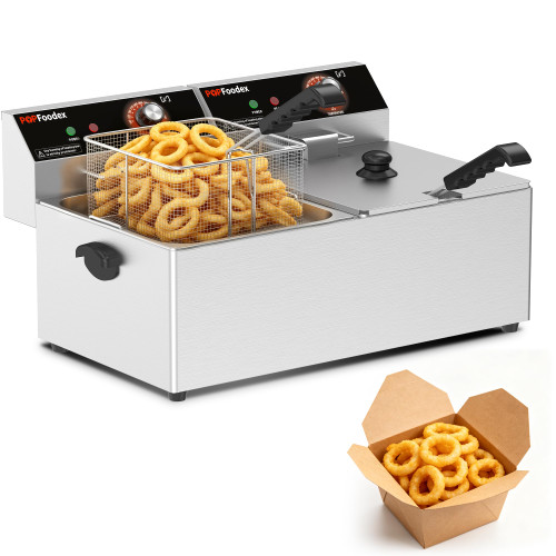 Deep Fryer - 22L Electric Deep Fryer, Stainless Steel