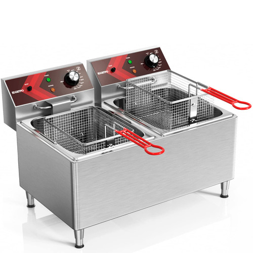 Deep fryers Commercial Deep Fryer 12L x 2 Large