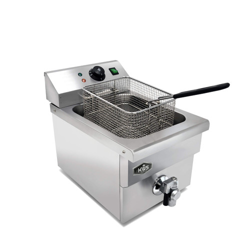 11 Commercial Electric 1750W Deep Fryer 11.4L Stainless Steel