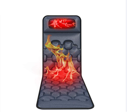 Vibrate Massager Cushion Full Body Heated Massage Mattress Mat with Heat