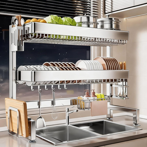 Stainless Steel Dish Drying Rack - Multi-Layer