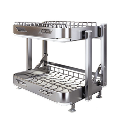 304 Stainless Steel 3 Tier Dish Drying Rack