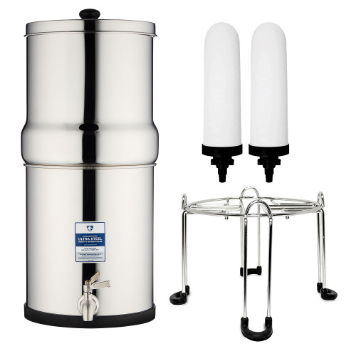Water Filter System - Stainless Steel Countertop Gravity