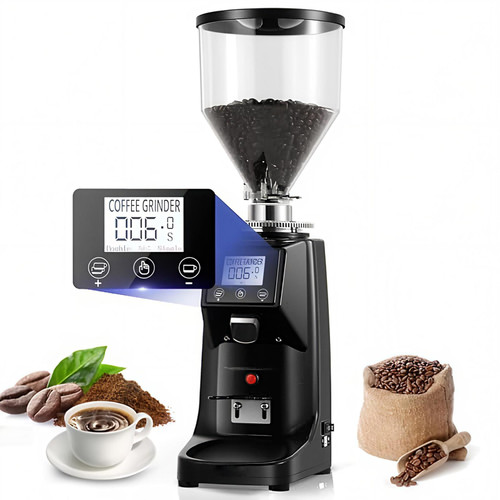 Electric Coffee Grinder with 60mm Flat Burr