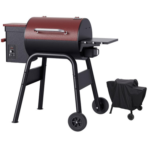 Wood Pellet Smoker Grill Electric Bbq Grills for Backyard Outdoor