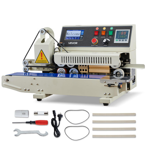 Continuous Bag Band Sealing Machine, 0.24-0.47 in Seal Width