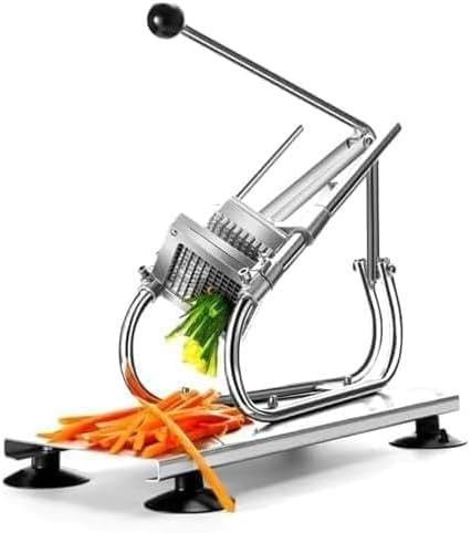 Stainless Steel French Fry Cutter - Manual Potato & Vegetable For Home