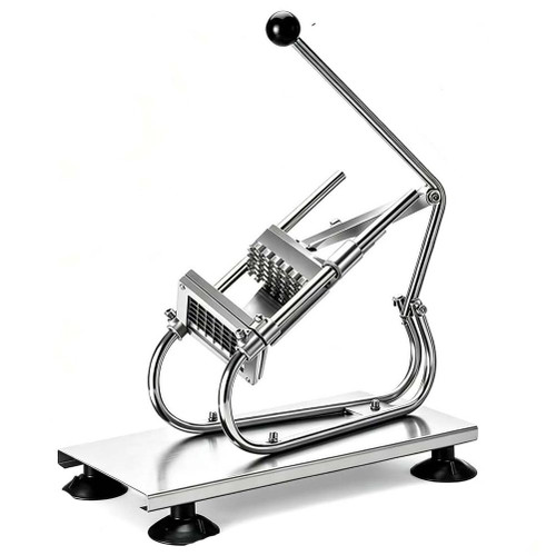 French Fry Cutter Stainless Steel Vegetable Slicer with 10mm Blade for Potato