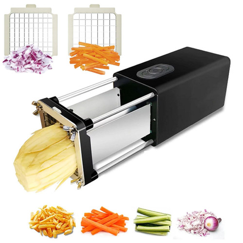 Electric French Fry Cutter, Professal Potato Slicer