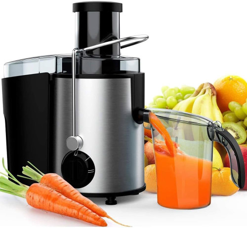 RKUVPAE Juicer, Slow Masticating Juicer, 65mm Wide Food Hopper for Whole Fruits Vegetables (Color:B)