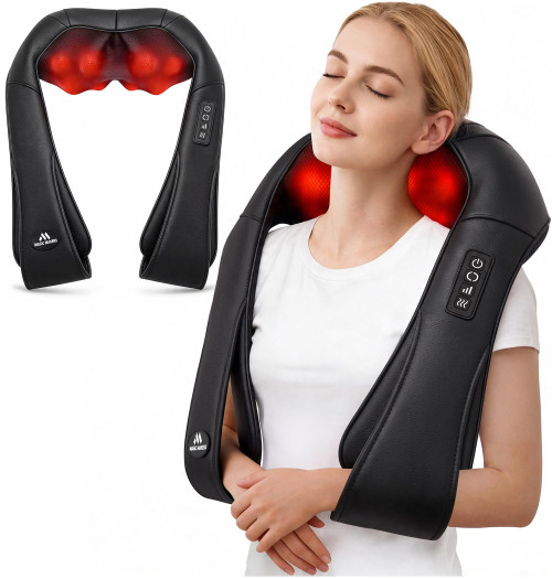 Neck Massager for Pain Relief Deep Tissue with Heat, Gifts for Women Men