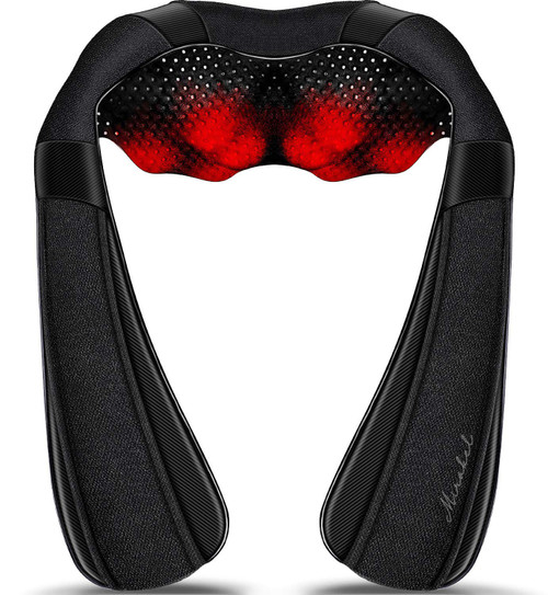 Shiatsu Neck Back & Shoulder Massager with Heat for Pain Relief Deep Tissue