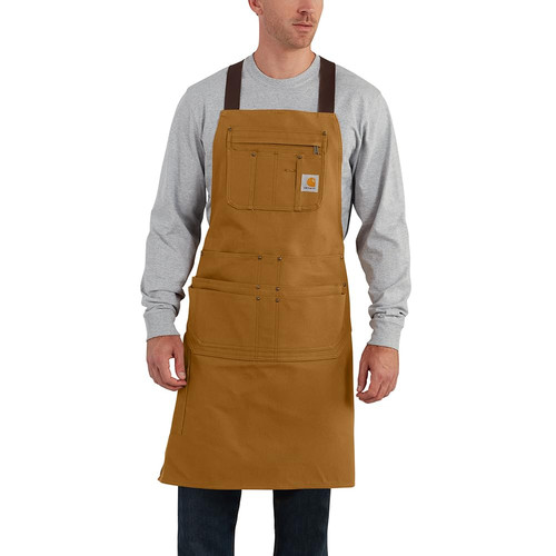 Carhartt Men's Firm Duck Apron, Carhartt Brown, One Size