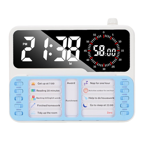 Diydeg Visual Timer for ADHD, Dual Alarms with Pen Holder