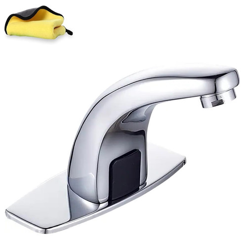 Touchless Bathroom Faucets Motion Sensor Faucet Commercial Infrared Automatic Faucets Automatic Restroom Faucet Hands-Free Toilet Commercial Faucet Cold Water