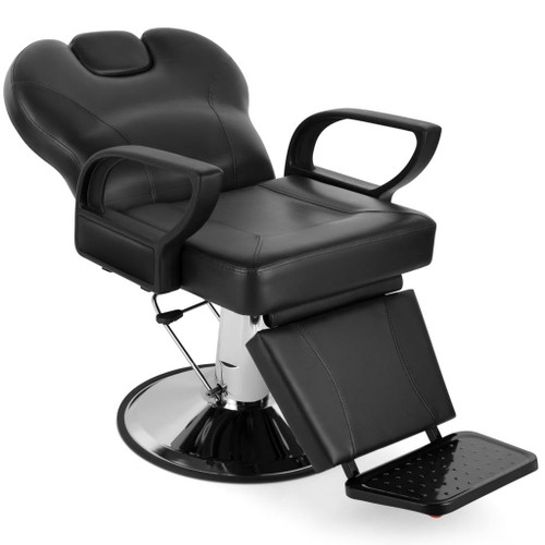 Salon Chair for Hair Stylist, 360 Degree Rotating Barber Chair Black