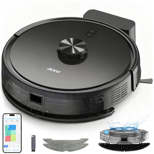 Livvi Robot Vacuum and Mop Combo with LiDAR Navigation Mapping, Tangle-Free