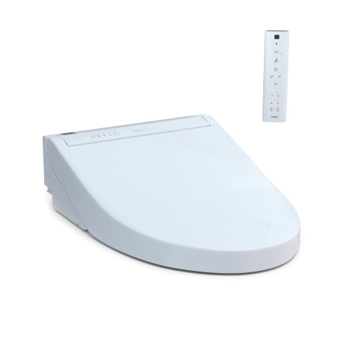 TOTO® WASHLET® C5 Electronic Bidet Toilet Seat with PREMIST and EWATER+ Wand Cleaning, Elongated, Cotton White - SW3084#01
