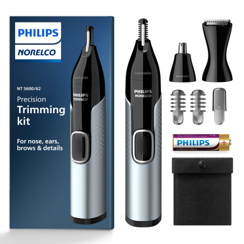 Norelco Philips Nose Trimmer 5000 for Nose, Ears, Eyebrows & Details