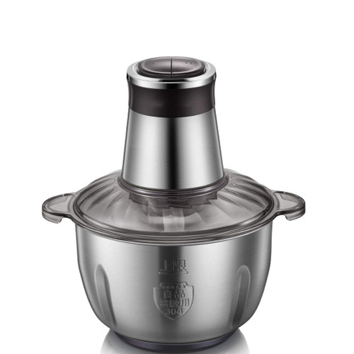 FJIESGKQ Meat Grinder Household Electric Multi-function Stainless Steel Small Cooking Mixer, Minced Machine, Vegetable Chopper