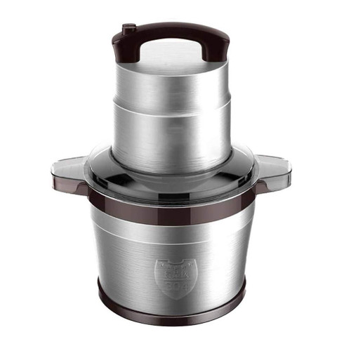XJPWZER Electric Food Chopper,2 Speed Kitchen Meat Grinder Mincer for Fruit Cheese Nuts,6L Large Capacity, for Baby, Onion,Vegetables