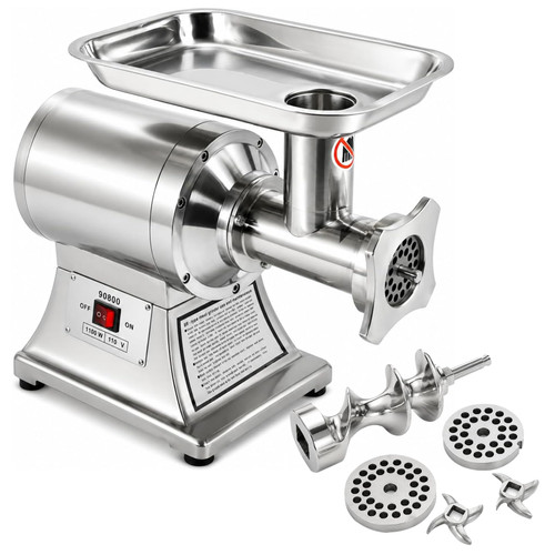 XtremepowerUS #12 Electric Meat Grinder, 1100W Stainless Steel