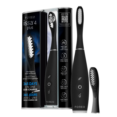 FOREO ISSA 4 Plus - Sonic Electric Toothbrush + ISSA Hybrid Wave Brushead