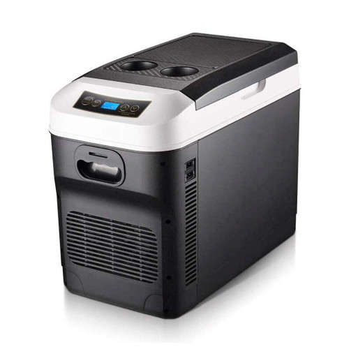 DDYYDS Mini Fridge，Portable Electric Cooler Fridge/Food Warmer, Personal Thermoelectric Cooling Warming Digital Plug In Refrigerator for Car