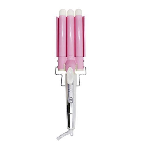 QOPCBCGN 110-240V Magic gold Hair Curlers Roller Electric Curl Ceramic Spiral Curling Iron Wand Machine Beadm 19 22 25